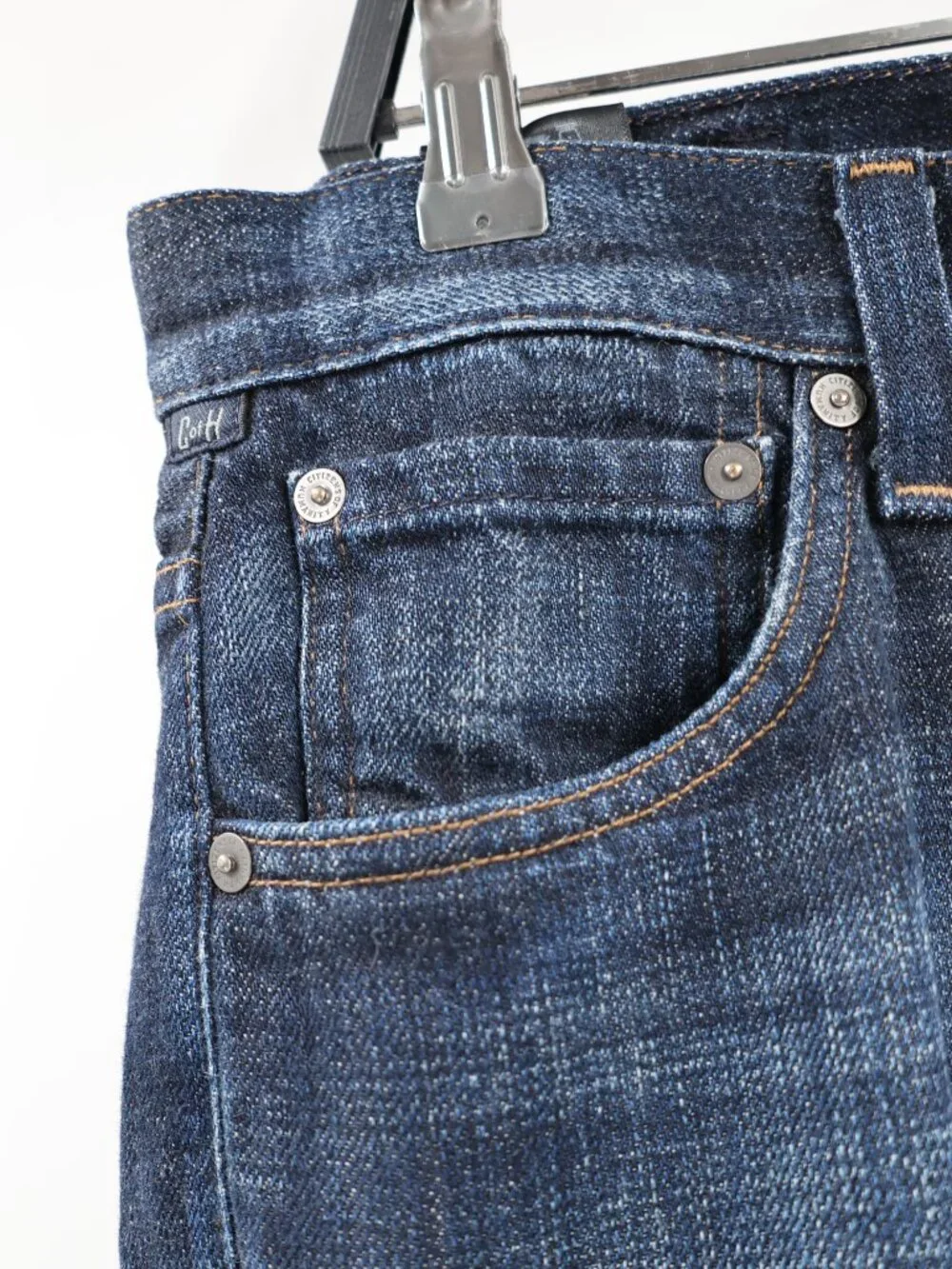Citizens of Humanity Jeans Mens 33 L33.5 Blue Sid Straight Fit Denim Made in USA